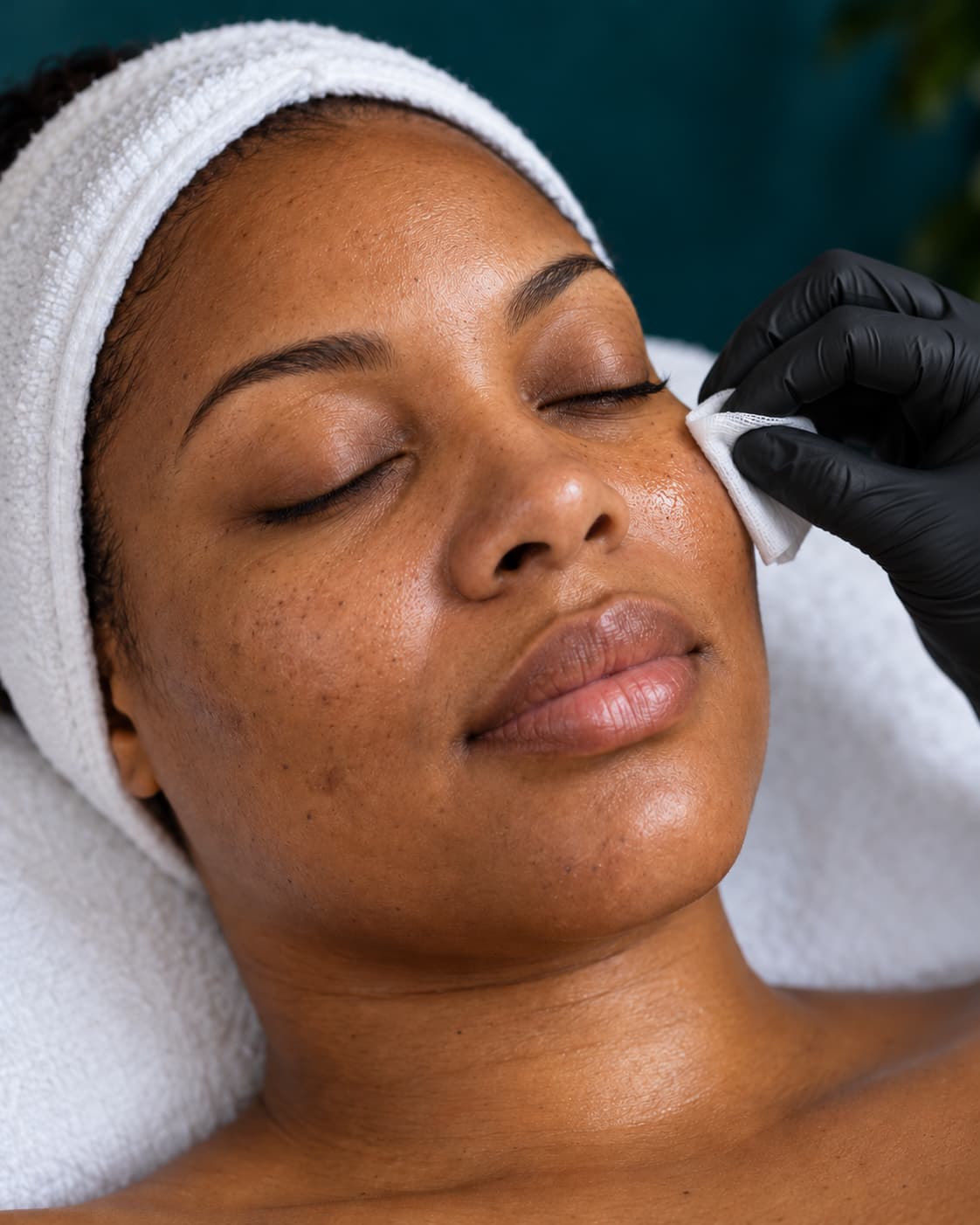 Corrective peel treatment for visible skin texture and tone at Bee Renee Aesthetics